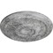 Ekena Millwork Stockport Ceiling Medallion (Fits Canopies up to 6 1/4"), 28"OD x 2 3/4"P, Ultra Pure White Crackle CM28STUWC - alternate 3